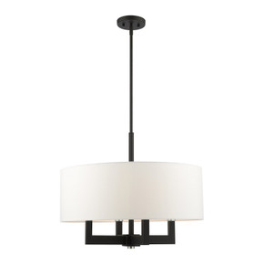 Mid. Chandeliers Drum Shade by Livex Lighting ( 107 | 48786-04 Cresthaven ) 