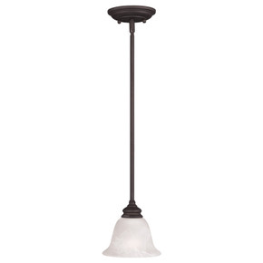 Mini Pendants Glass Down by Livex Lighting ( 107 | 1340-07 Essex ) 