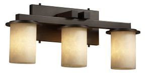 Bathroom Fixtures Three Lights by Justice Designs ( 102 | CLD-8773-10-DBRZ-LED3-2100 Clouds ) 