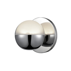 Sconces Single Glass by Kuzco Lighting ( 347 | WS47305-CH Pluto ) 