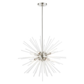 Mid. Chandeliers Starburst by Livex Lighting ( 107 | 48826-91 Uptown ) 