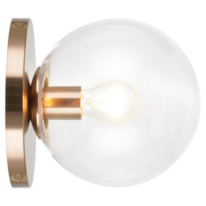 Sconces Single Glass by Matteo Lighting ( 423 | WX06011AGCL Cosmo ) 