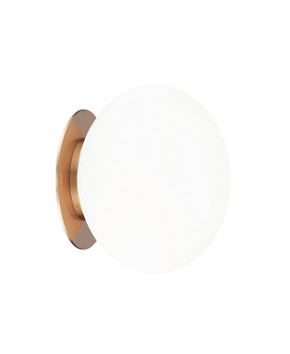 Sconces Single Glass by Matteo Lighting ( 423 | WX12101AGOP Mayu ) 