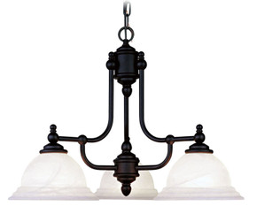 Mid. Chandeliers Glass Down by Livex Lighting ( 107 | 4253-04 North Port ) 