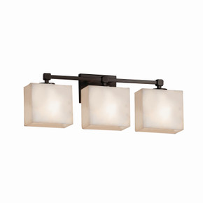 Bathroom Fixtures Three Lights by Justice Designs ( 102 | CLD-8423-55-DBRZ-LED3-2100 Clouds ) 