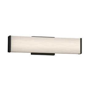 Bathroom Fixtures Cylindrical / Linear by Justice Designs ( 102 | PNA-8601-WAVE-MBLK Porcelina ) 
