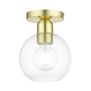 Semi-Flush Mts. Cage by Livex Lighting ( 107 | 48977-12 Downtown ) 