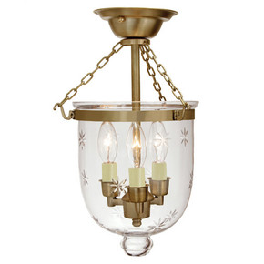Semi-Flush Mts. Bowl Style by JVI Designs ( 261 | 1016-10 Hundi ) 
