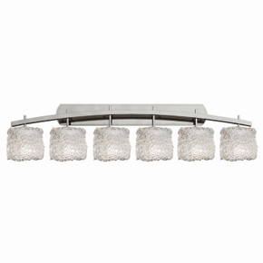 Bathroom Fixtures Five+Lights by Justice Designs ( 102 | GLA-8596-30-LACE-NCKL Veneto Luce ) 