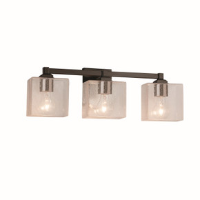 Bathroom Fixtures Three Lights by Justice Designs ( 102 | FSN-8433-55-SEED-DBRZ-LED3-2100 Fusion ) 