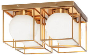 Flush Mounts Cage Style by Matteo Lighting ( 423 | X03804AG Squircle ) 