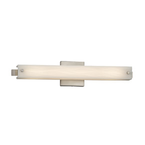 Bathroom Fixtures Cylindrical / Linear by Justice Designs ( 102 | PNA-8681-WAVE-NCKL Porcelina ) 