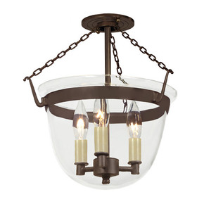 Semi-Flush Mts. Bowl Style by JVI Designs ( 261 | 1153-08 McLean ) 