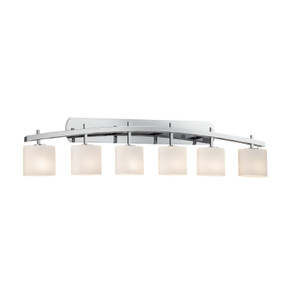 Bathroom Fixtures Five+Lights by Justice Designs ( 102 | FSN-8596-30-OPAL-CROM Fusion ) 