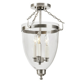 Semi-Flush Mts. Bowl Style by JVI Designs ( 261 | 1162-17 Danbury ) 