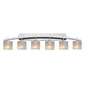 Bathroom Fixtures Five+Lights by Justice Designs ( 102 | FSN-8596-30-SEED-CROM-LED6-4200 Fusion ) 