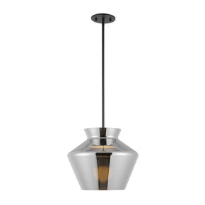 Pendants Glass Down by Kuzco Lighting ( 347 | PD62013-BK/CH Trinity ) 