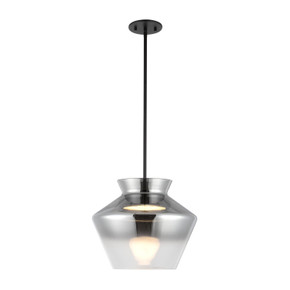Pendants Glass Down by Kuzco Lighting ( 347 | PD62013-BK/SM Trinity ) 