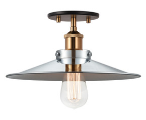 Flush Mounts Drum Shade by Matteo Lighting ( 423 | X46112AGCH Bulstrode'S Workshop ) 