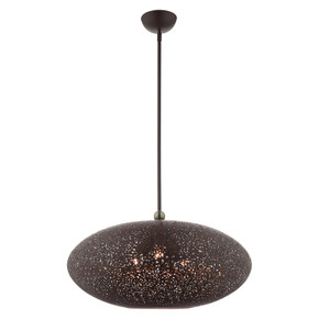 Pendants Metal Shade by Livex Lighting ( 107 | 49186-07 Charlton ) 