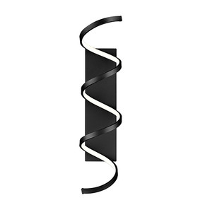 Sconces Metal by Kuzco Lighting ( 347 | WS93736-BK Synergy ) 