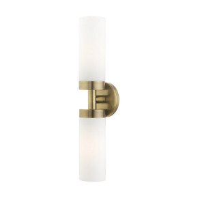 Sconces Double Glass by Livex Lighting ( 107 | 15072-01 Aero ) 
