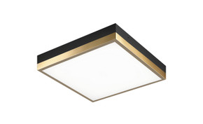 Flush Mounts Slimline/Low Profile by Matteo Lighting ( 423 | M11411BKAG Tux ) 