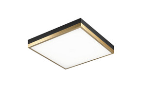 Flush Mounts Slimline/Low Profile by Matteo Lighting ( 423 | M11414BKAG Tux ) 