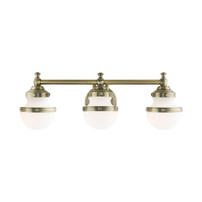 Bathroom Fixtures Three Lights by Livex Lighting ( 107 | 5713-01 Oldwick ) 