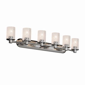 Bathroom Fixtures Five+Lights by Justice Designs ( 102 | FSN-8516-10-SEED-CROM-LED6-4200 Fusion ) 