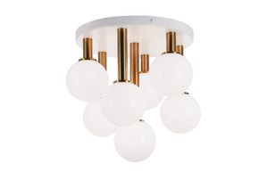 Flush Mounts Multi-Port/Cluster by Matteo Lighting ( 423 | X75307AGOP Stellar ) 