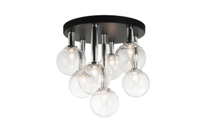 Flush Mounts Multi-Port/Cluster by Matteo Lighting ( 423 | X75307BKCL Stellar ) 