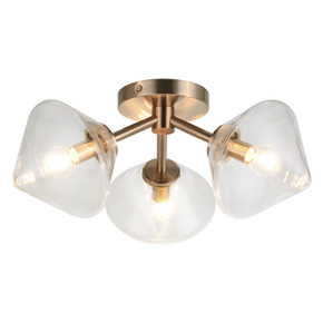 Semi-Flush Mts. Multi-port/Cluster by Matteo Lighting ( 423 | X81743AGCL Novo ) 