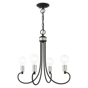 Mini Chandeliers Candle by Livex Lighting ( 107 | 42924-04 Bari ) 