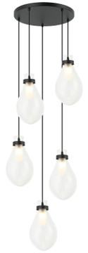 Mid. Chandeliers Multi-Port/Cascade by Matteo Lighting ( 423 | C31905MB Seranna ) 