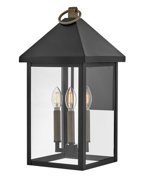 Exterior Wall Mount by Lark ( 531 | 81525BK Rhett ) 