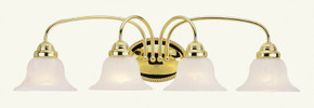 Bathroom Fixtures Four Lights by Livex Lighting ( 107 | 1534-02 Edgemont ) 