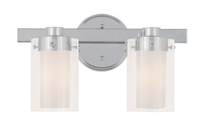 Bathroom Fixtures Two Lights by Livex Lighting ( 107 | 1542-05 Manhattan ) 