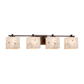 Bathroom Fixtures Four Lights by Justice Designs ( 102 | FAL-8444-55-DBRZ-LED4-2800 LumenAria ) 