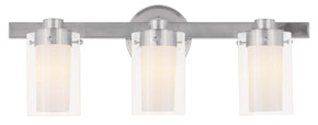 Bathroom Fixtures Three Lights by Livex Lighting ( 107 | 1543-91 Manhattan ) 