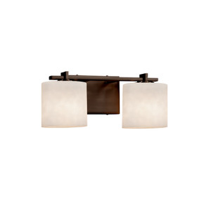 Bathroom Fixtures Two Lights by Justice Designs ( 102 | CLD-8442-30-DBRZ-LED2-1400 Clouds ) 