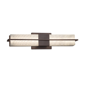 Bathroom Fixtures Cylindrical / Linear by Justice Designs ( 102 | FSN-9051-WEVE-DBRZ Fusion ) 