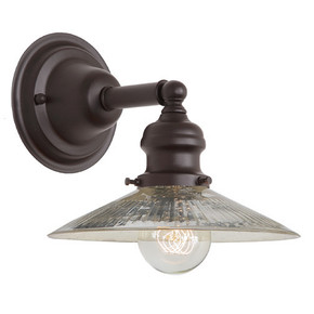 Sconces Single Glass by JVI Designs ( 261 | 1210-08 S1-SR Union Square ) 
