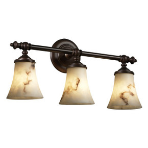 Bathroom Fixtures Three Lights by Justice Designs ( 102 | FAL-8523-20-DBRZ-LED3-2100 LumenAria ) 