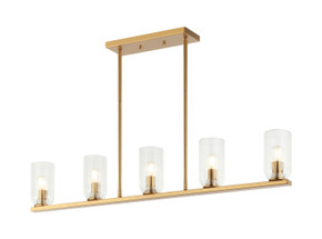 Linear/Island 4 Light + by Matteo Lighting ( 423 | C34005AG Westlock ) 
