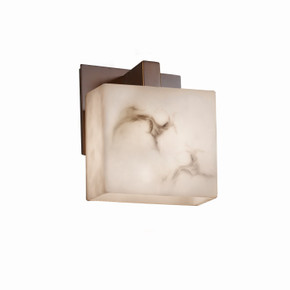 Sconces Single Glass by Justice Designs ( 102 | FAL-8931-55-DBRZ LumenAria ) 