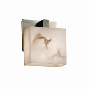 Sconces Single Glass by Justice Designs ( 102 | FAL-8931-55-NCKL LumenAria ) 