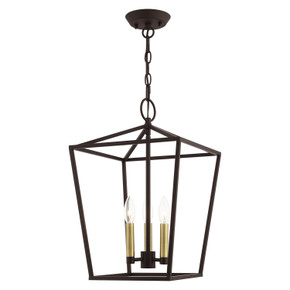 Semi-Flush Mts. Cage by Livex Lighting ( 107 | 49433-07 Devone ) 