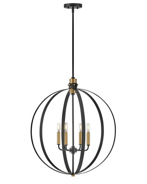 Mid. Chandeliers Sphere by Lark ( 531 | 83034BK Cirque ) 