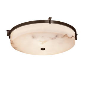Flush Mounts Bowl Style by Justice Designs ( 102 | FAL-8987-DBRZ LumenAria ) 